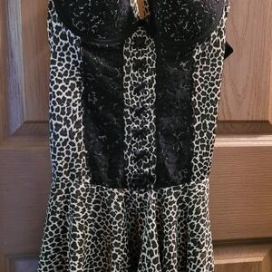 Stylish Black and Cream Kids Dress